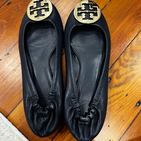 tory burch navy ballet flat - Picture 5 of 6